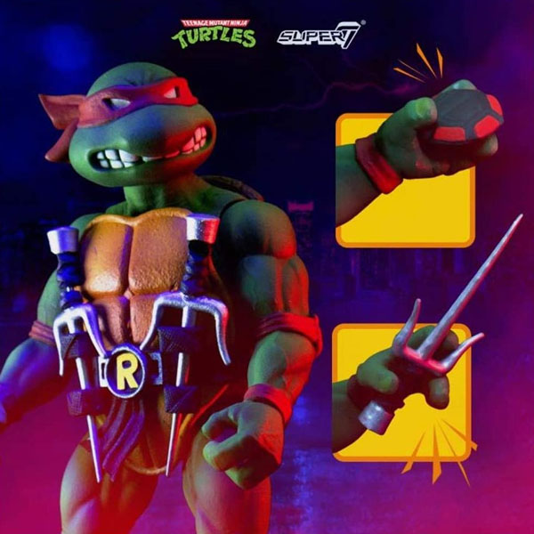 Super 7 Teenage Mutant Ninja Turtles Ultimates Wave 1 Raphael Action Figure
